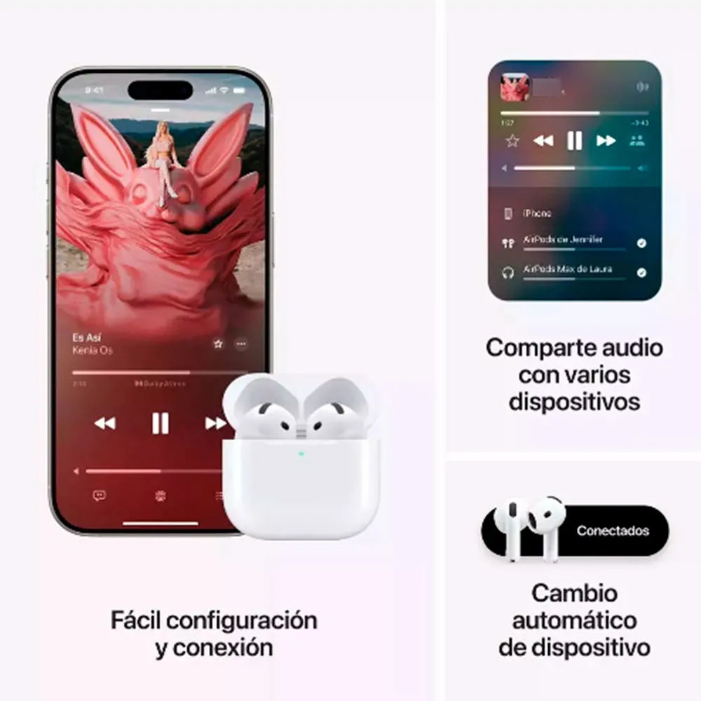 Audífonos 4ta Generación Alta Gama Compatibles con iPhone / Android