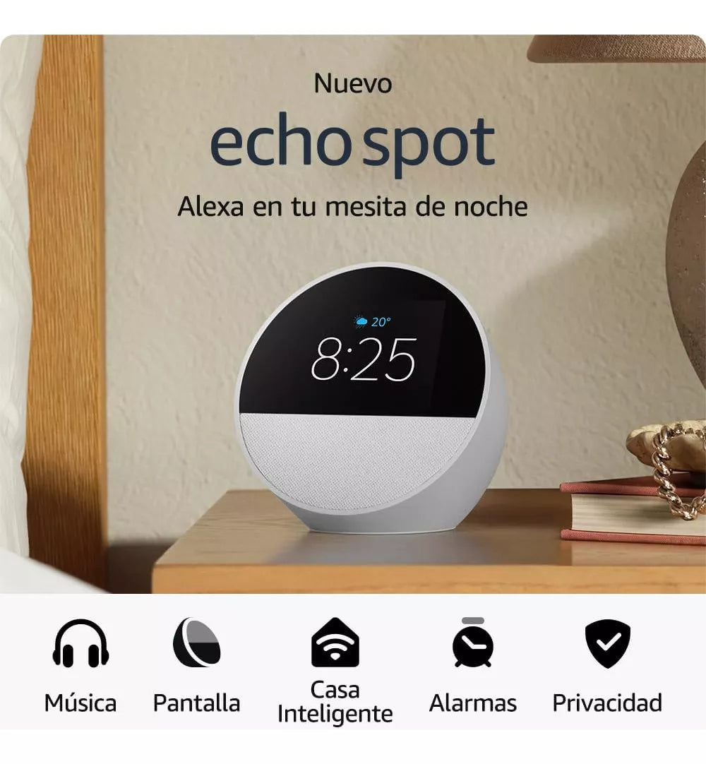 Amazon Echo Spot Bocina Inteligente 2024